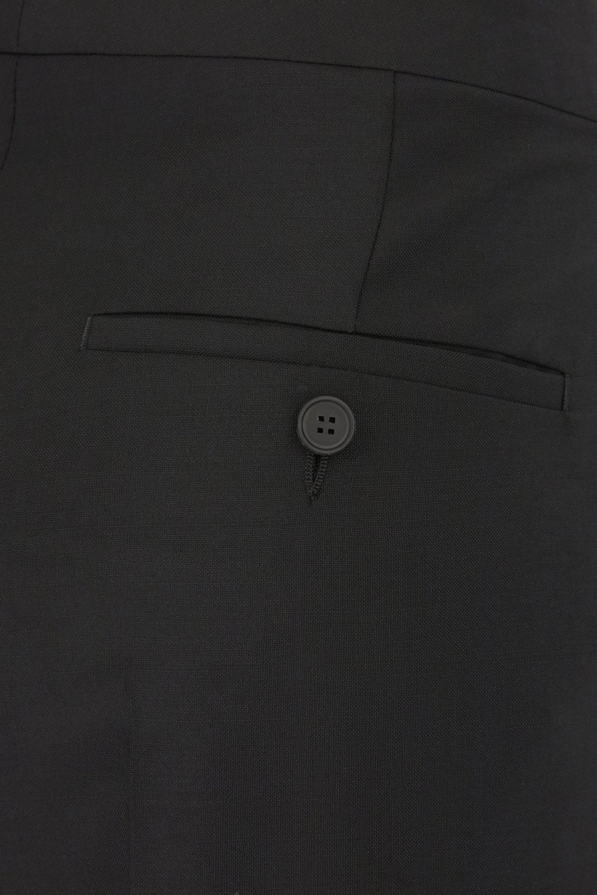 Givenchy Givenchy Black wool blend pants Zwart