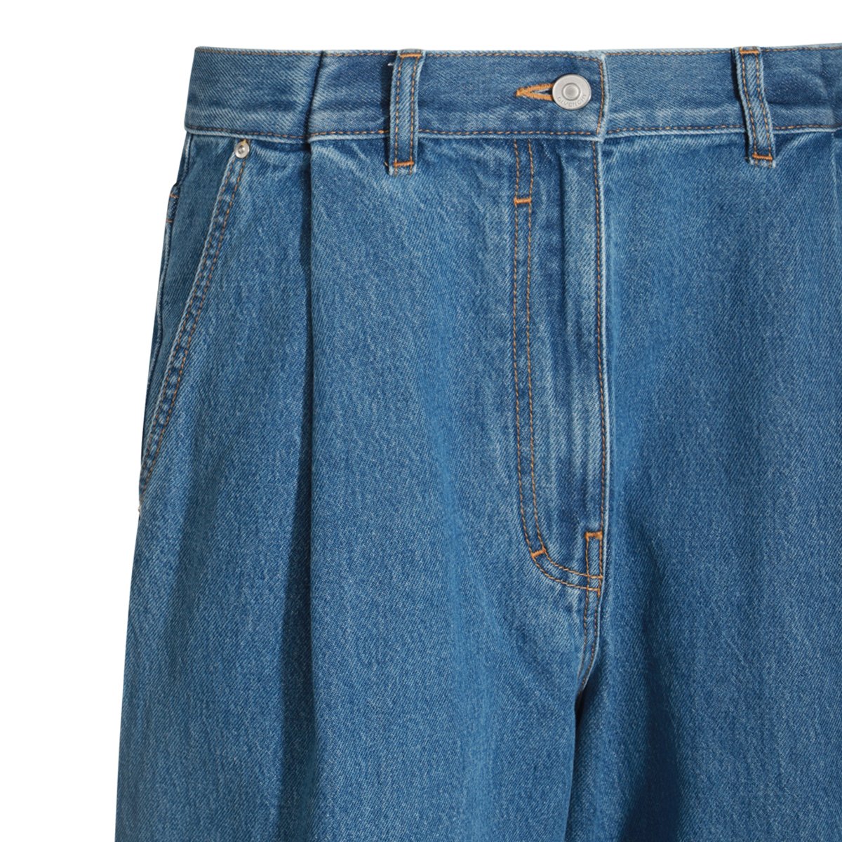 Givenchy Straight-Leg Blue Denim Jeans with Signature Structure Blauw