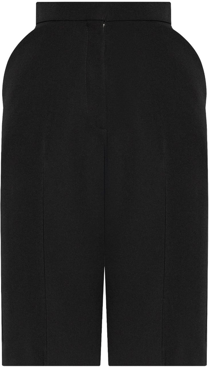 Givenchy High-Waisted Wool Shorts Zwart