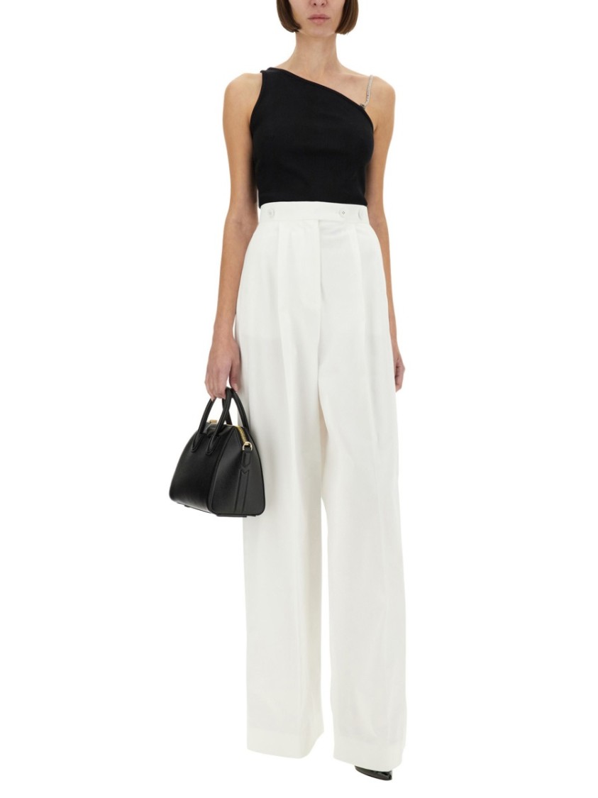 Givenchy Cotton Pleated Pants Wit