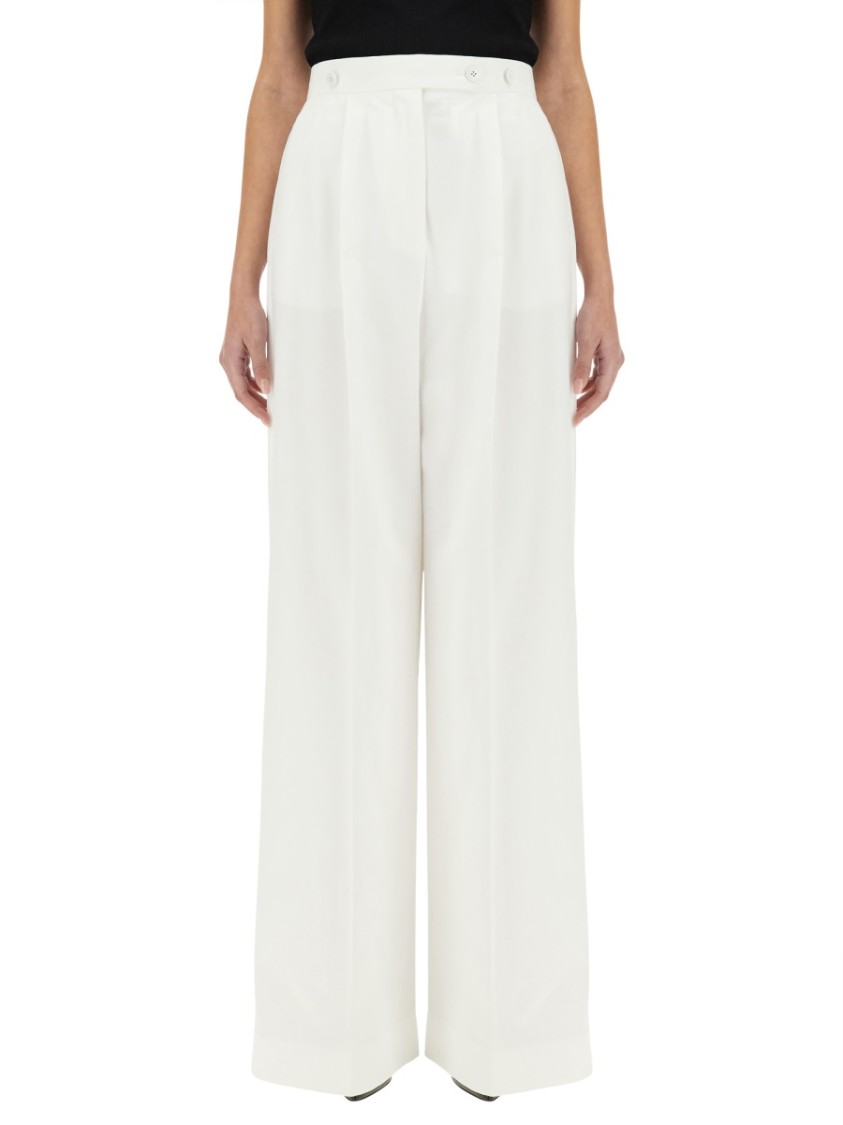 Givenchy Cotton Pleated Pants Wit