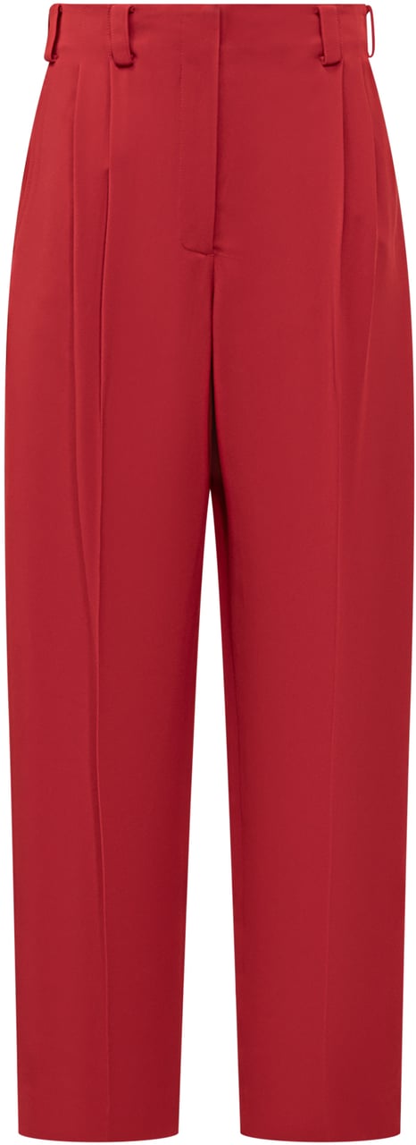 Givenchy Pantaloni Eleganti a Gamba Dritta Rood