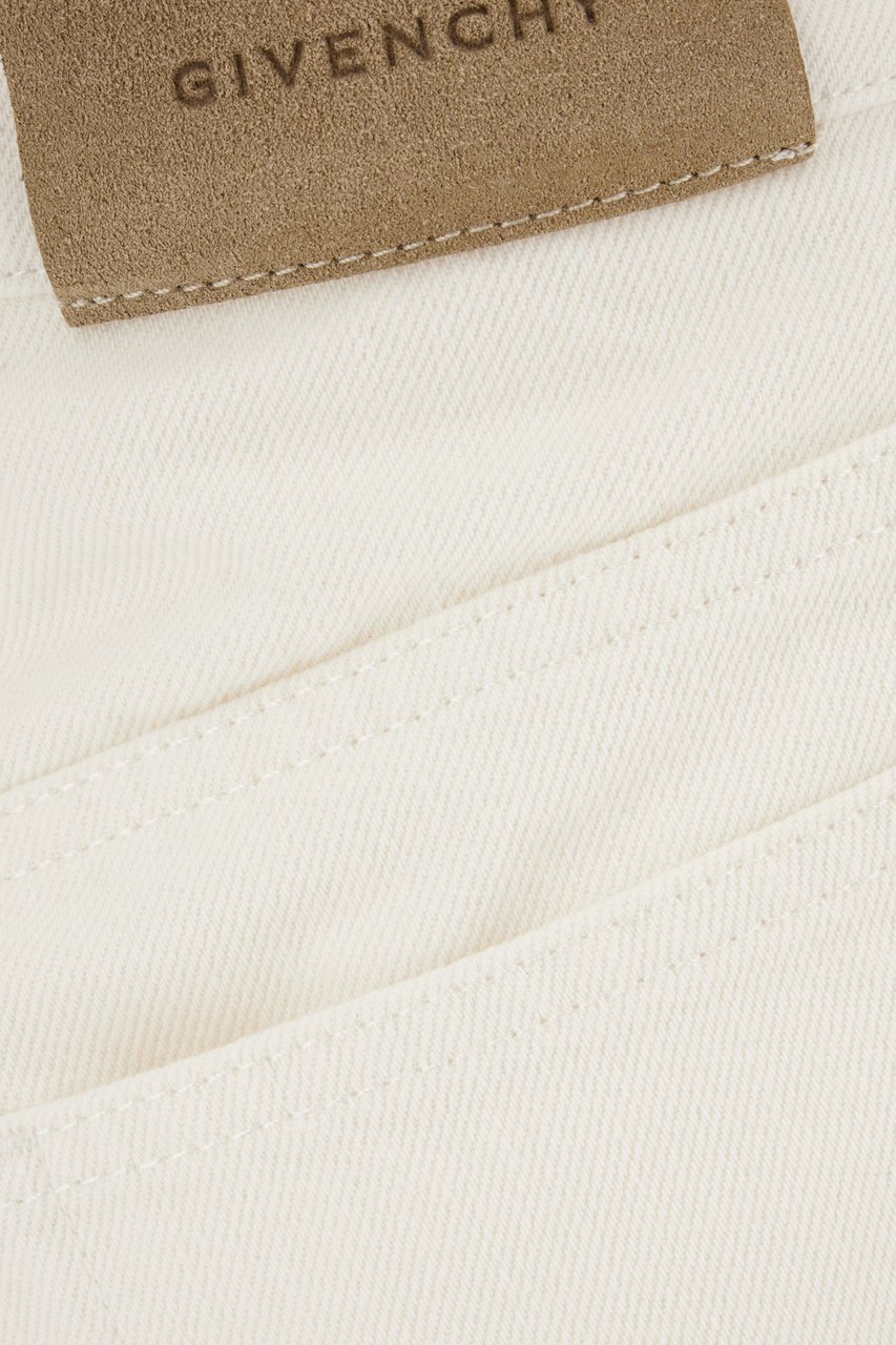 Givenchy Givenchy Ivory denim jeans Neutraal