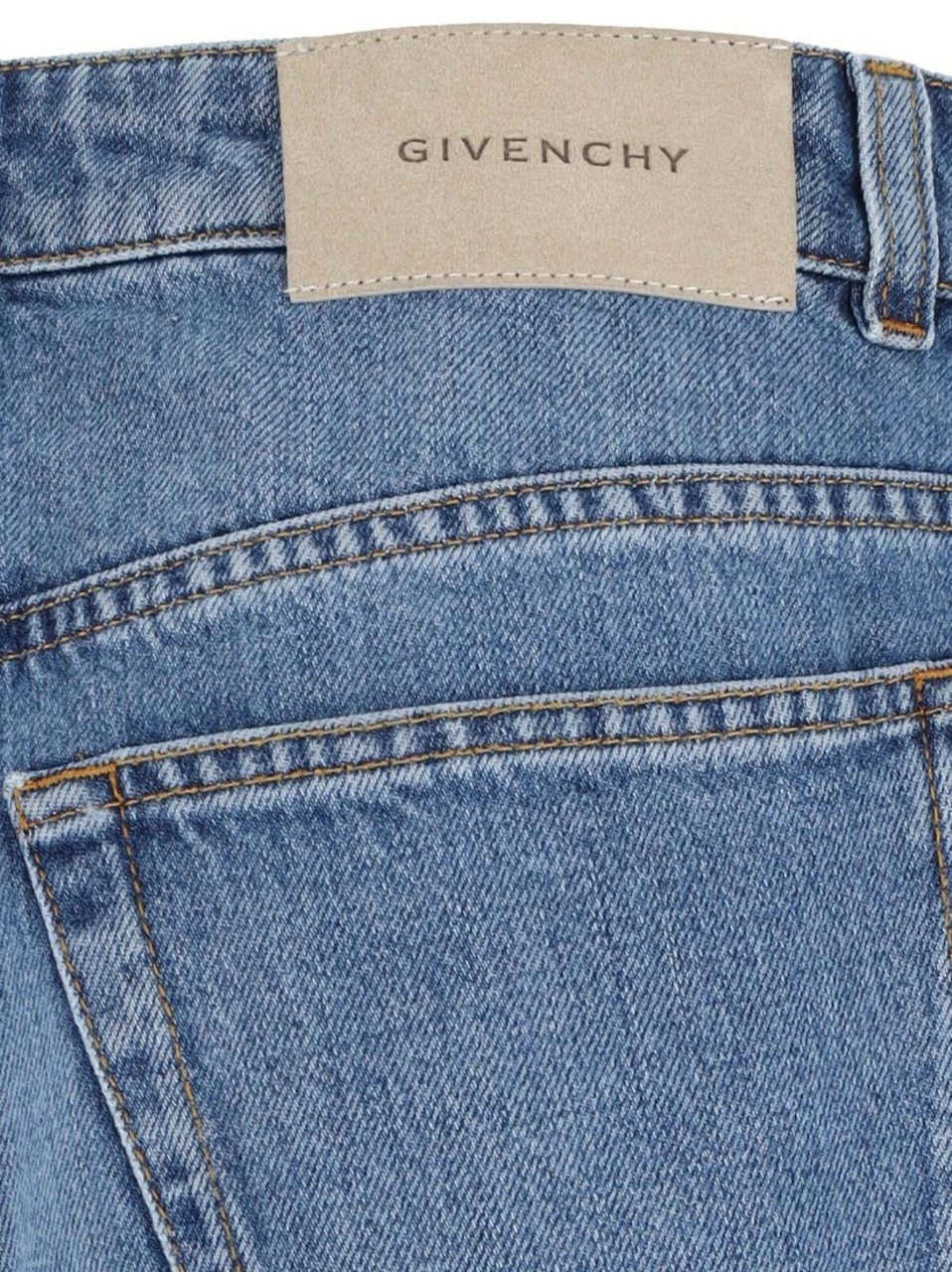Givenchy Wide-Leg Jeans With Medium Rise Blauw