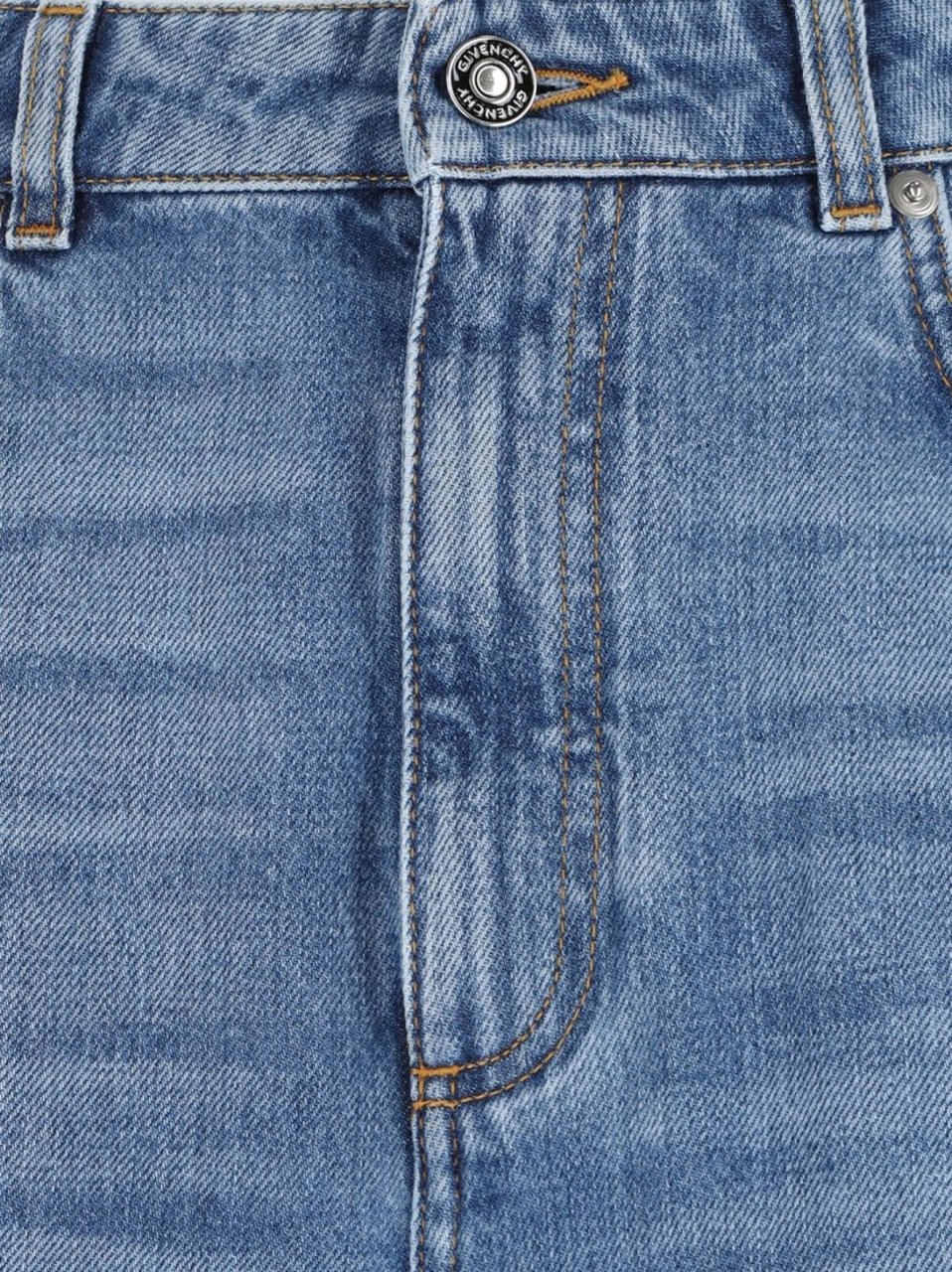 Givenchy Wide-Leg Jeans With Medium Rise Blauw