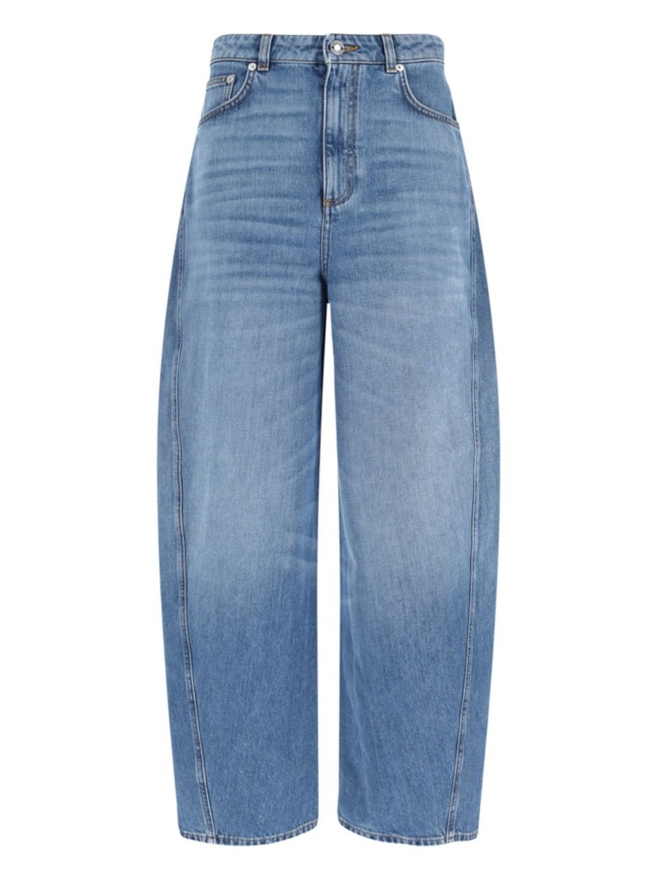 Givenchy Wide-Leg Jeans With Medium Rise Blauw