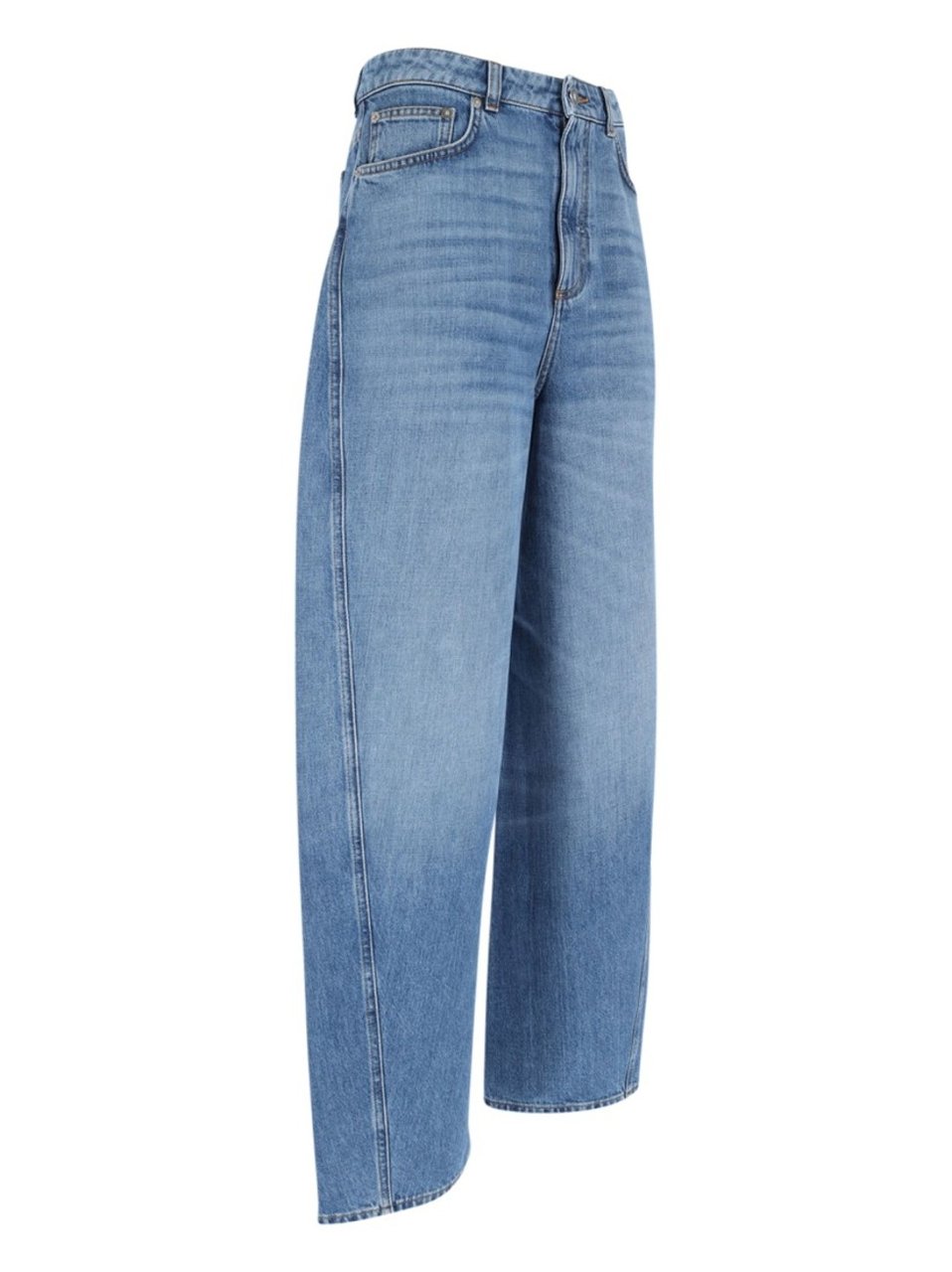 Givenchy Wide-Leg Jeans With Medium Rise Blauw