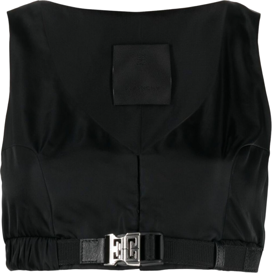 Givenchy Top con fibbia 4G Zwart
