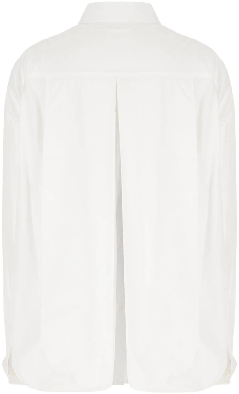 Givenchy Givenchy White poplin oversize shirt Wit