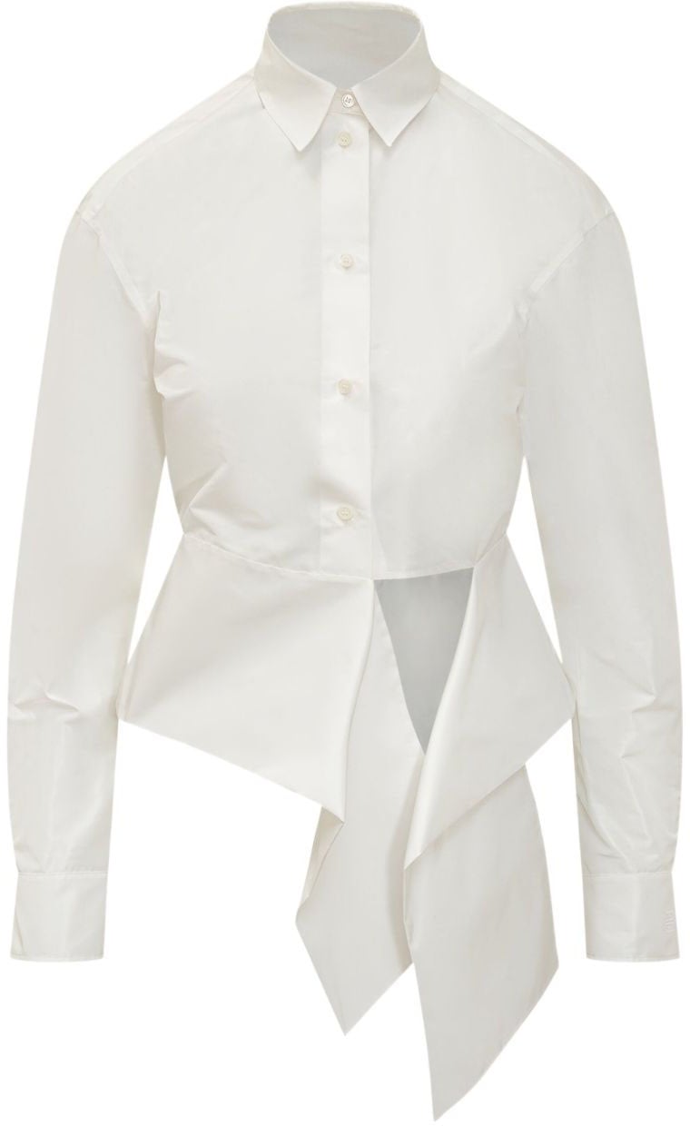 Givenchy Top Blanc Casse Beige