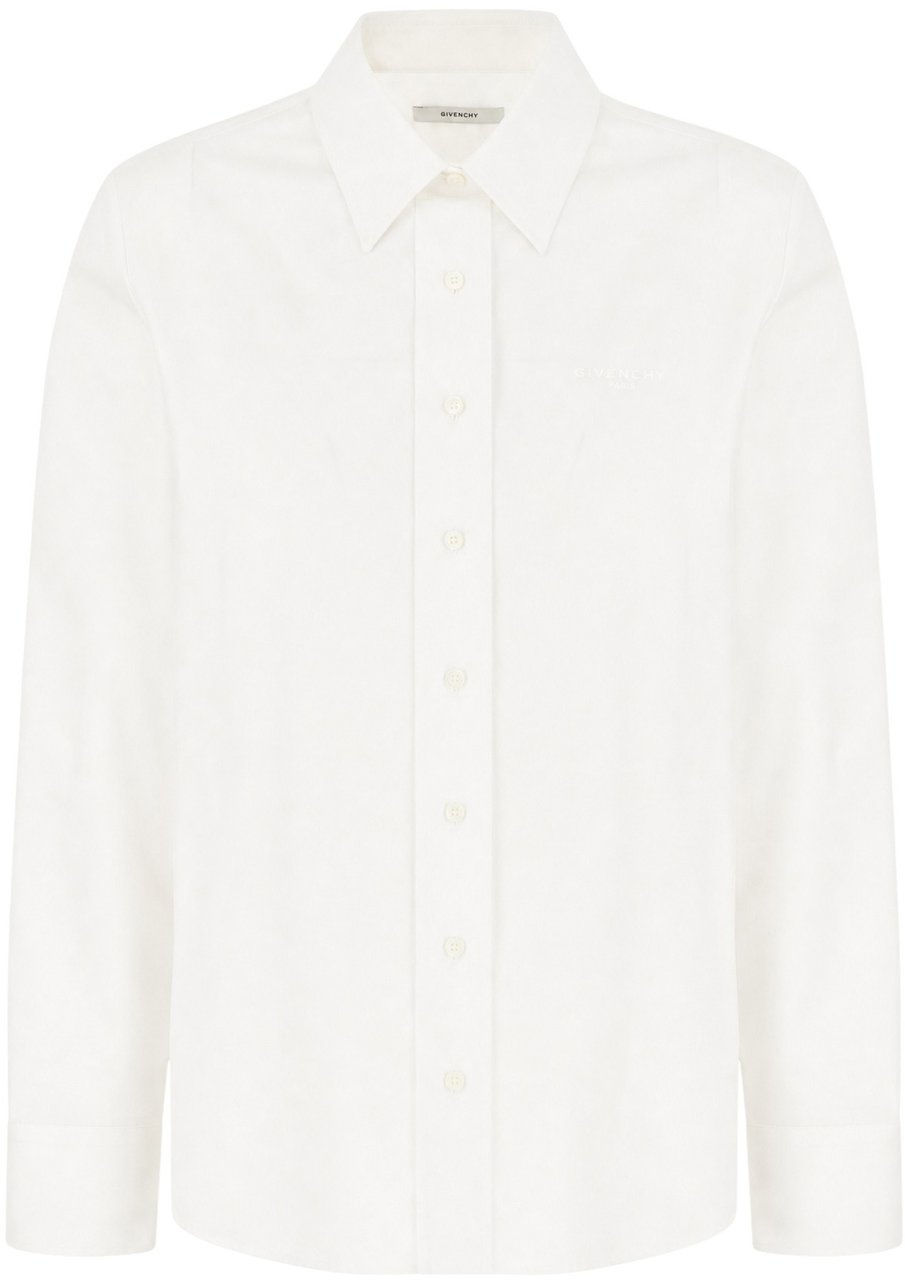 Givenchy White cotton shirt Wit