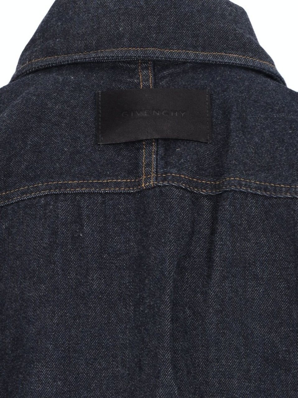 Givenchy Logo Denim Shirt, Blue, Classic Collar, Button Closure Blauw