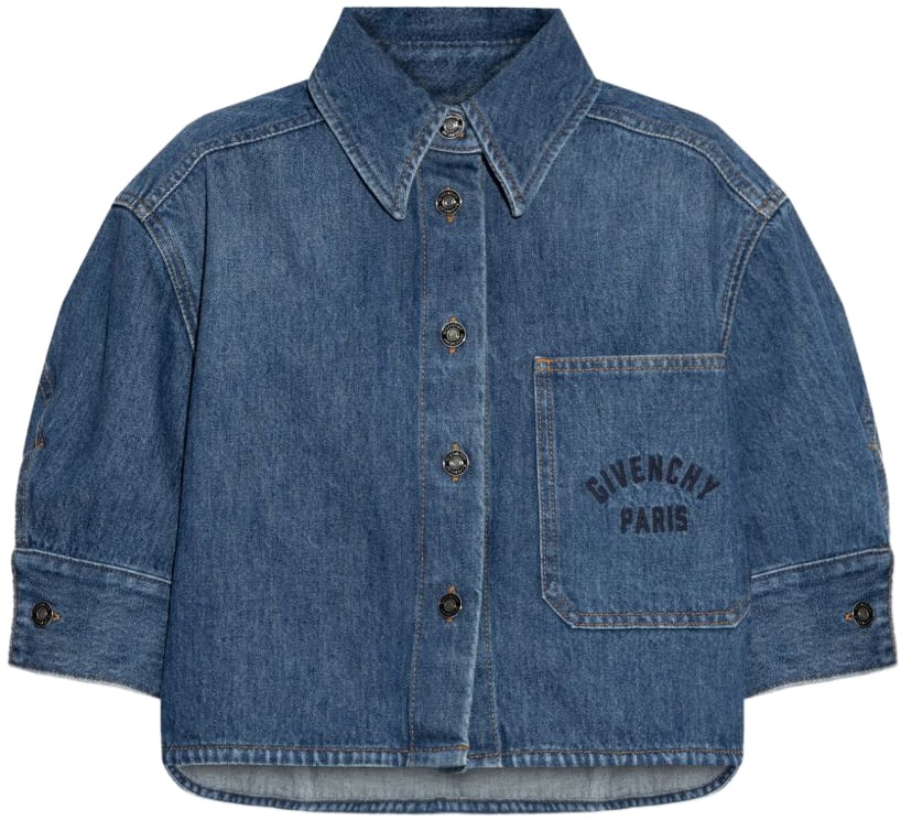 Givenchy Shirts Medium Blue Blauw