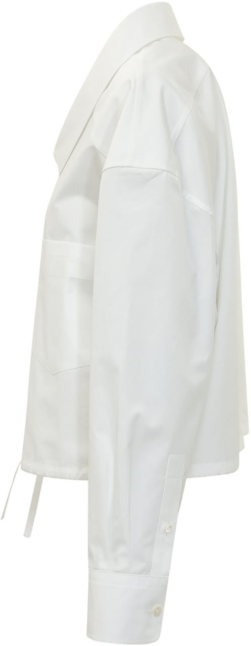 Givenchy Camicia Corta con Colletto e Tasche Wit
