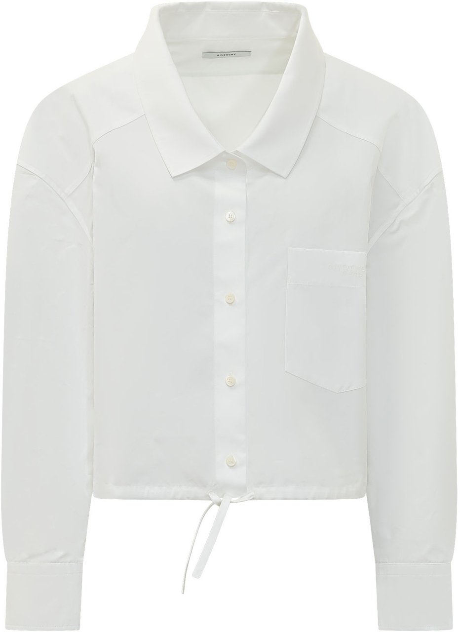 Givenchy Camicia Corta con Colletto e Tasche Wit