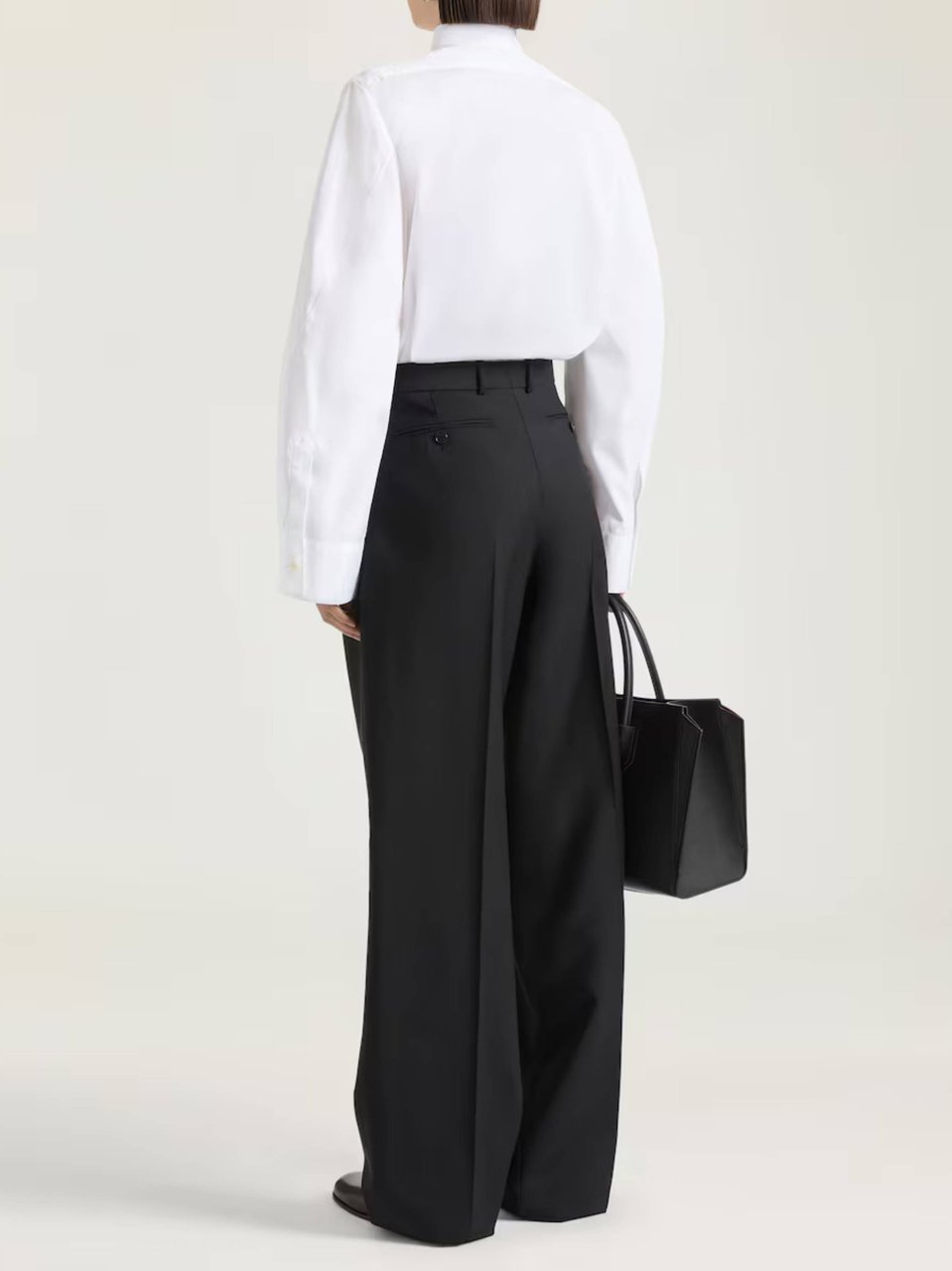 Givenchy Cotton Small Bow Tailored Shirt Wit
