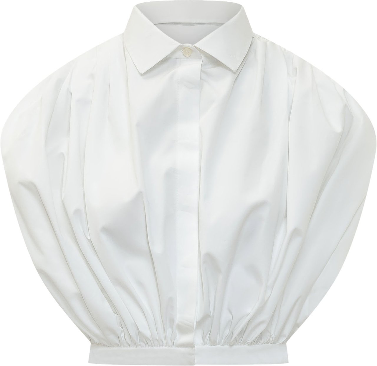 Givenchy COLLAR RUCHED SHIRT Wit