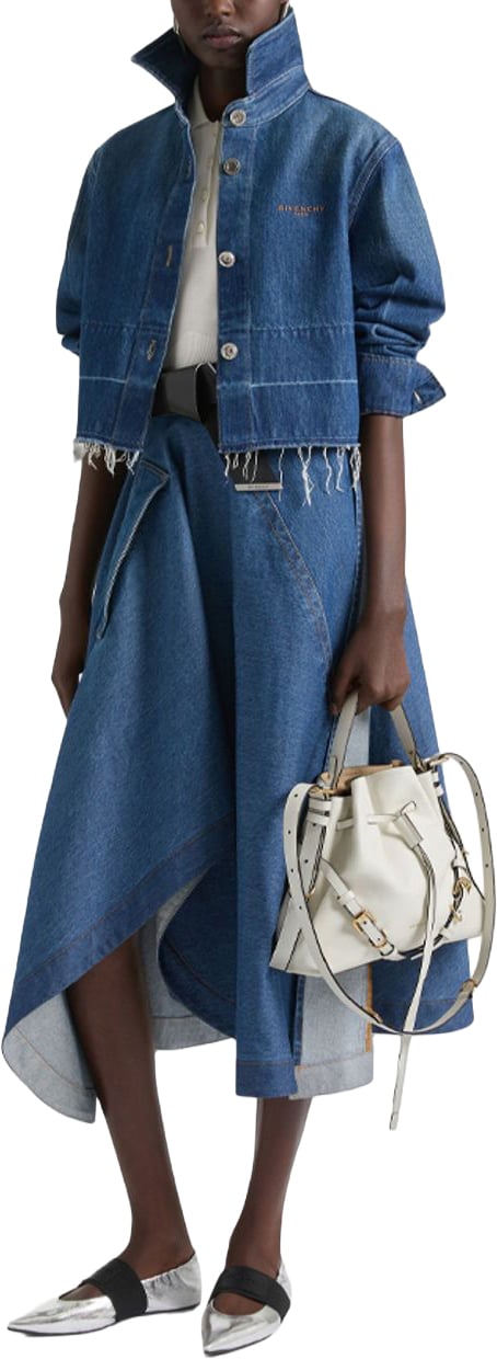 Givenchy Coats Navy Blauw