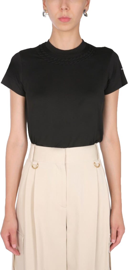 Givenchy Fitted Black T-Shirt Neutraal