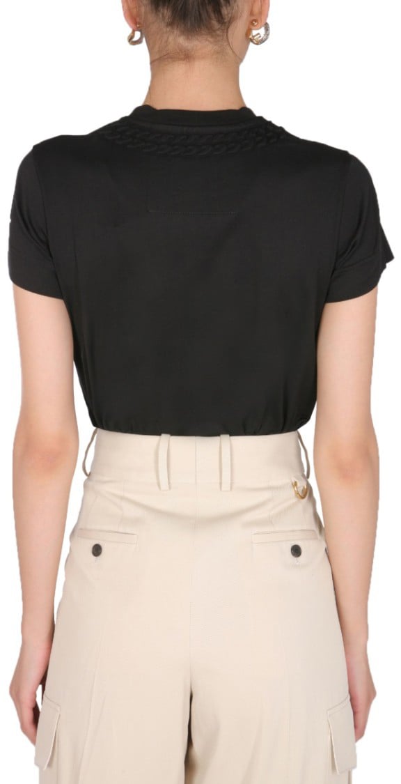 Givenchy Fitted Black T-Shirt Neutraal