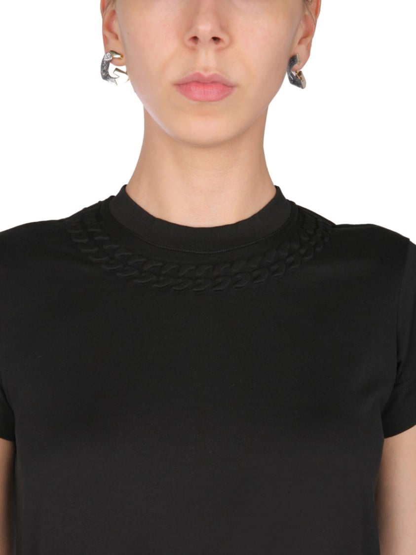 Givenchy Fitted Black T-Shirt Neutraal