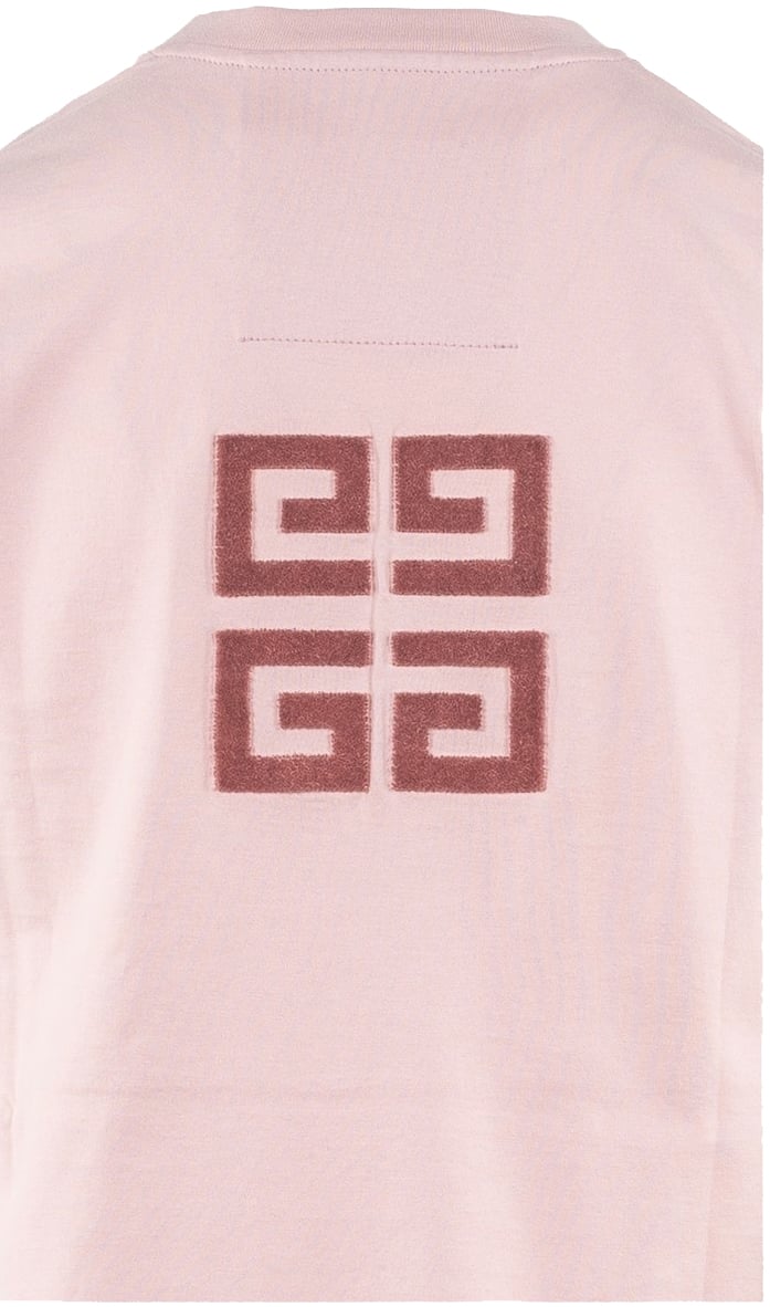 Givenchy Tshirt Short Sleeves Pink Roze