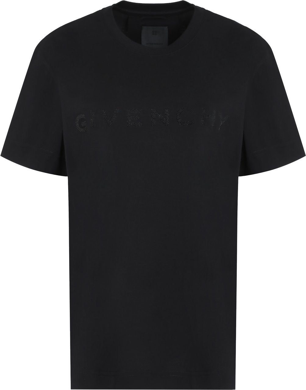 Givenchy Logo cotton t-shirt Zwart
