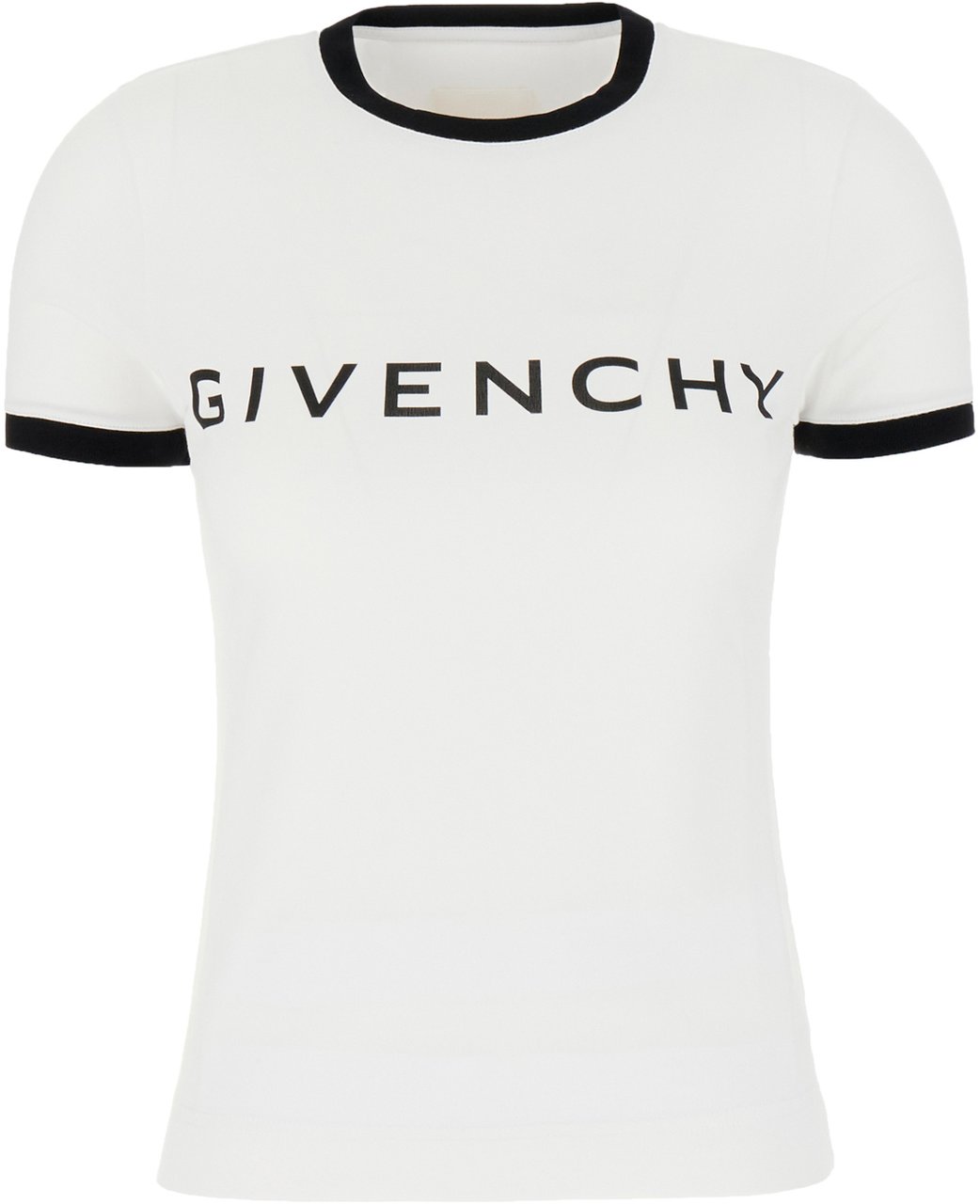 Givenchy Givenchy White stretch cotton t-shirt Wit