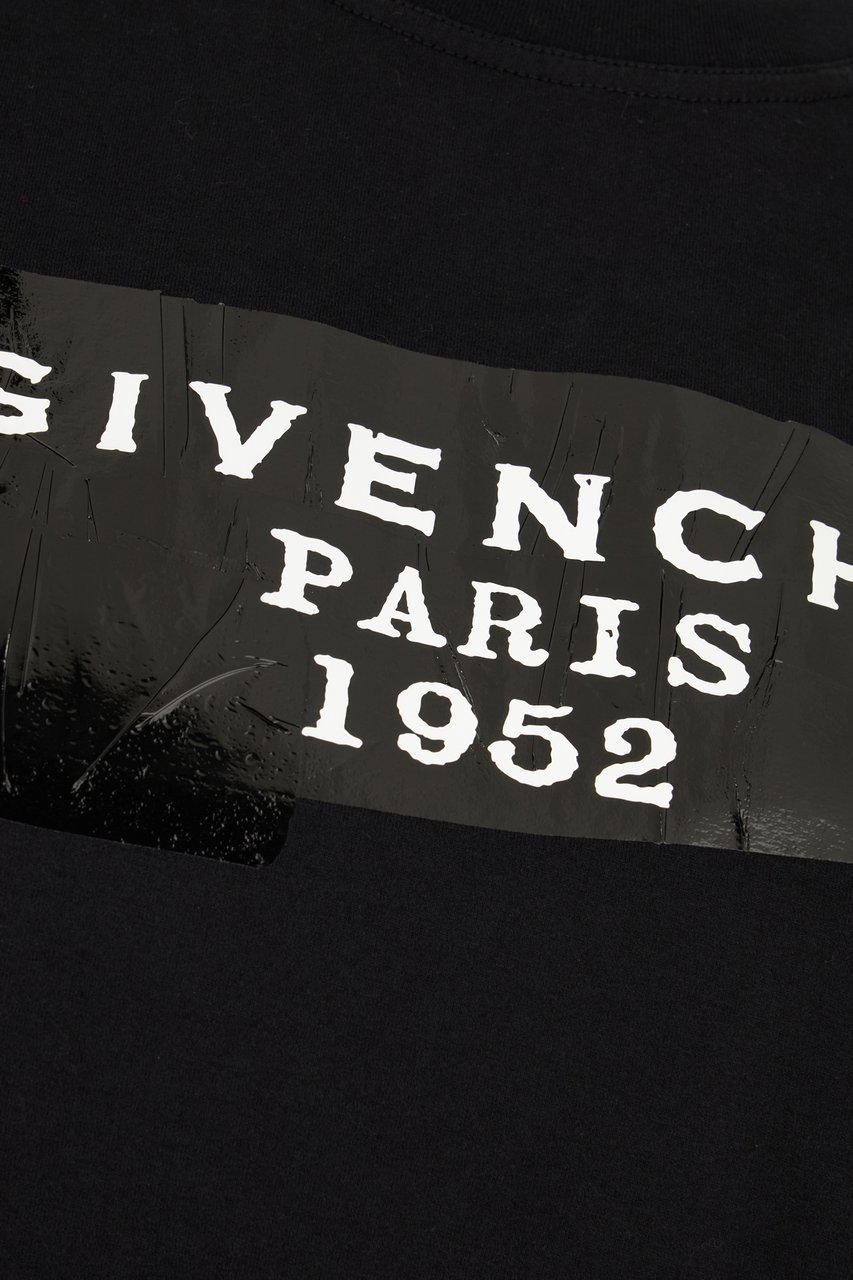 Givenchy Givenchy Black cotton t-shirt Zwart