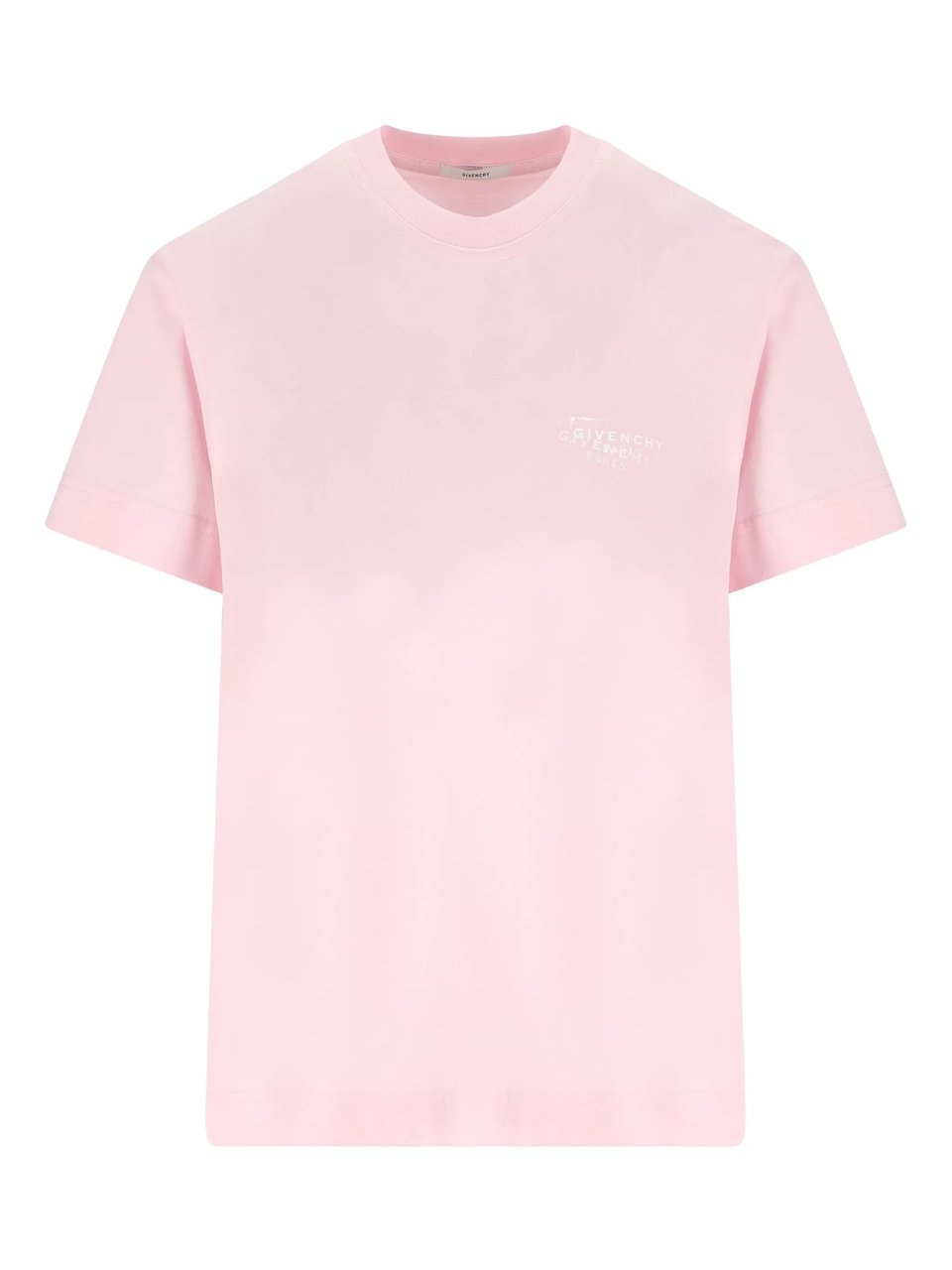 Givenchy Regular Fit Soft Pink Logo T-Shirt Neutraal