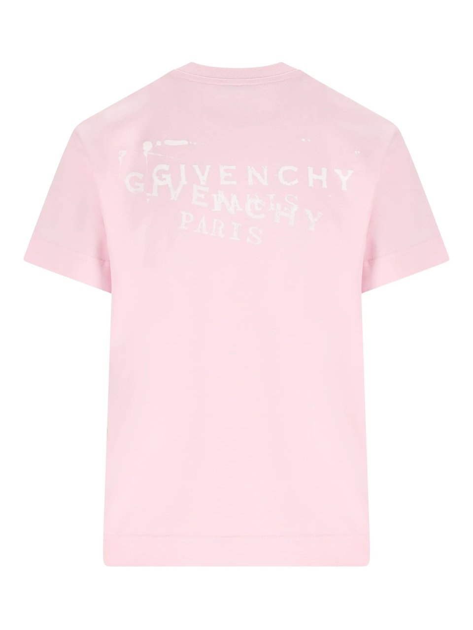 Givenchy Regular Fit Soft Pink Logo T-Shirt Neutraal