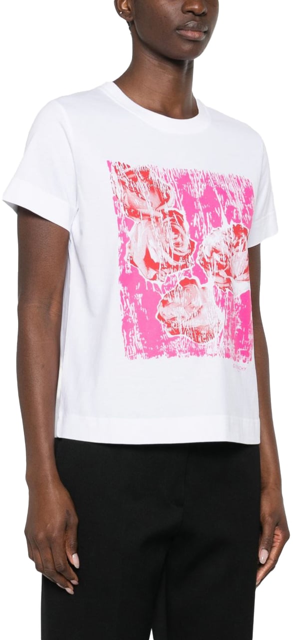 Givenchy Top White Pink Roze