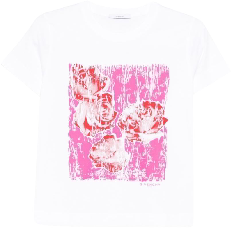 Givenchy Top White Pink Roze