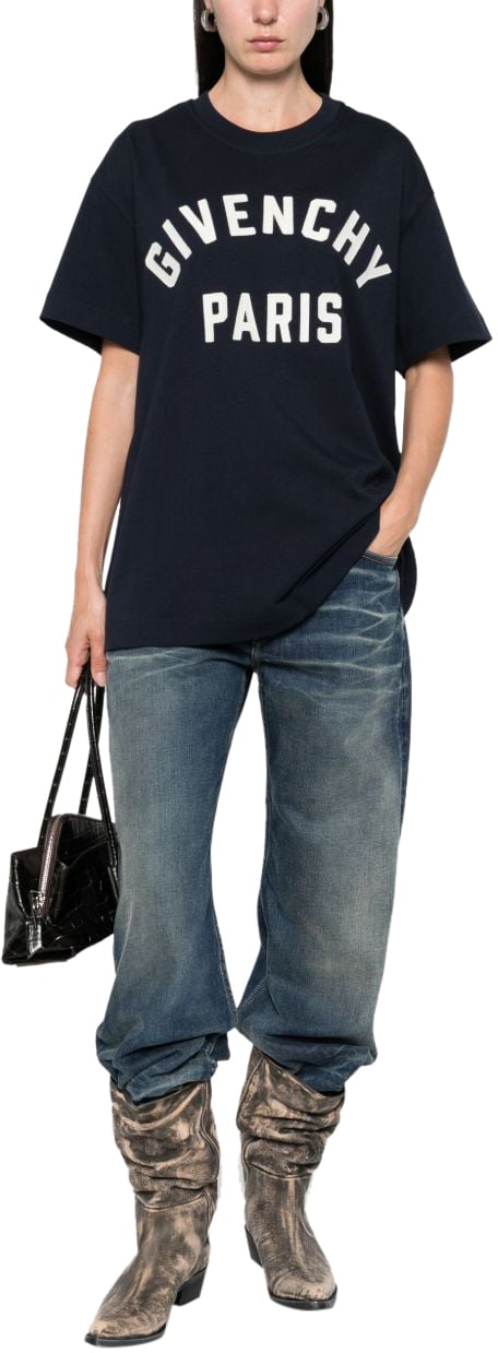 Givenchy Top Marine Blanc Wit