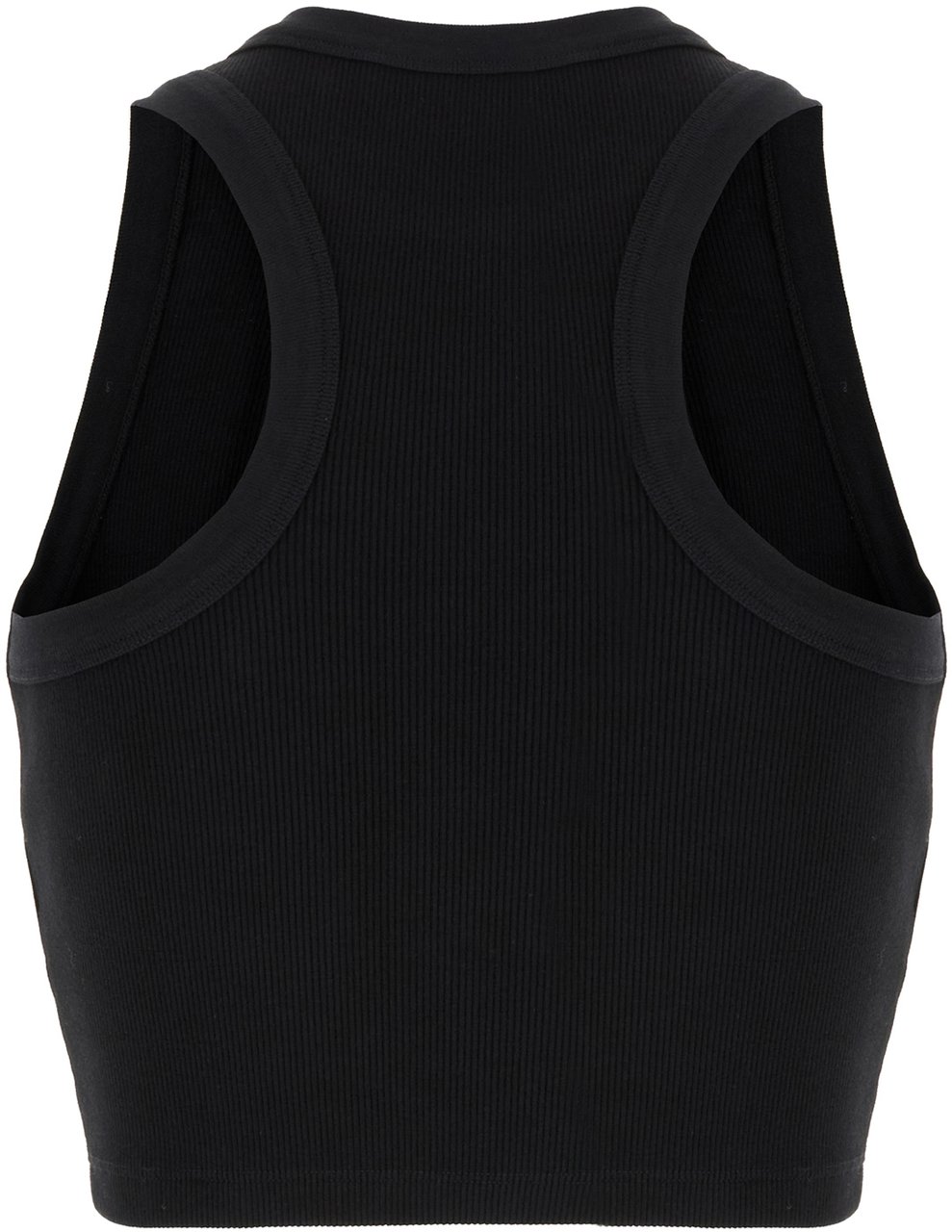 Givenchy Givenchy Black stretch cotton top Zwart