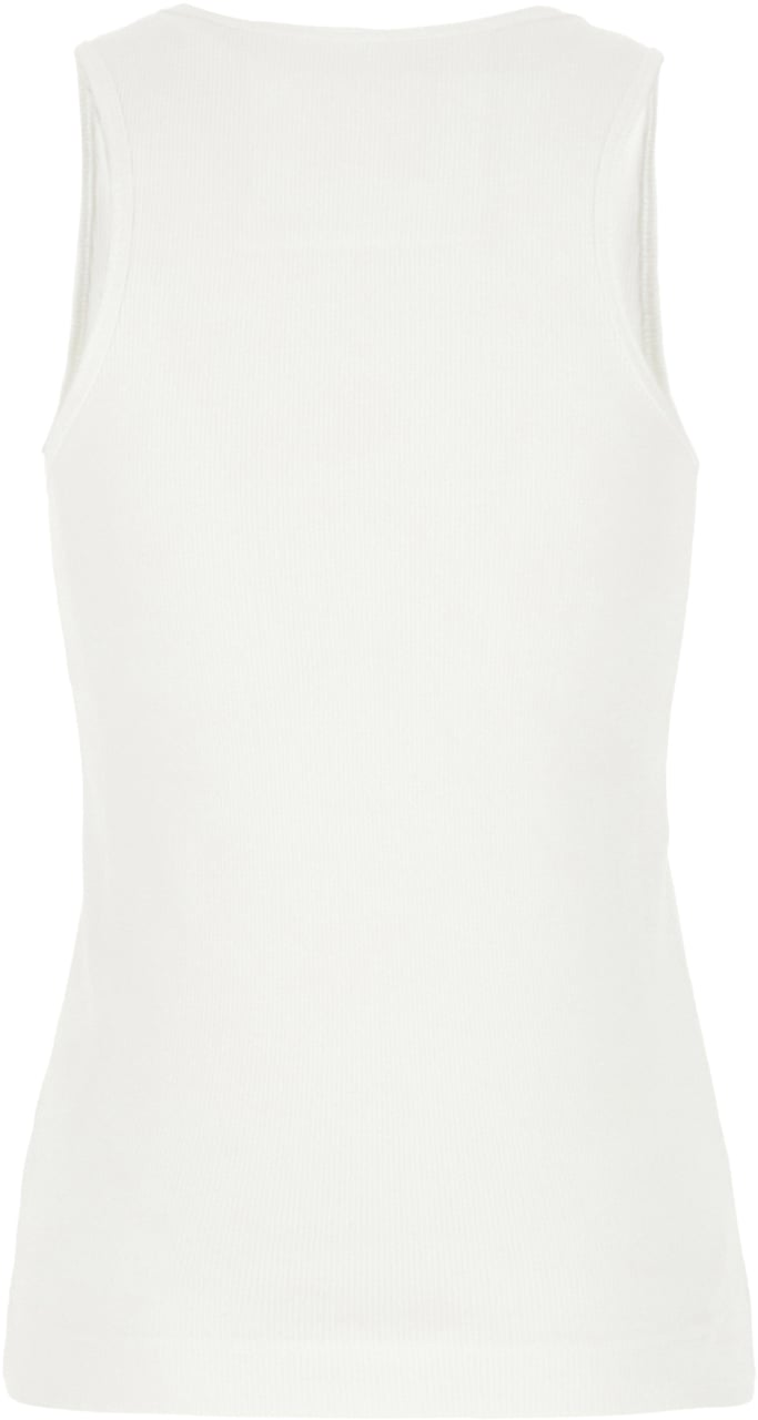Givenchy Givenchy White stretch cotton tank top Wit