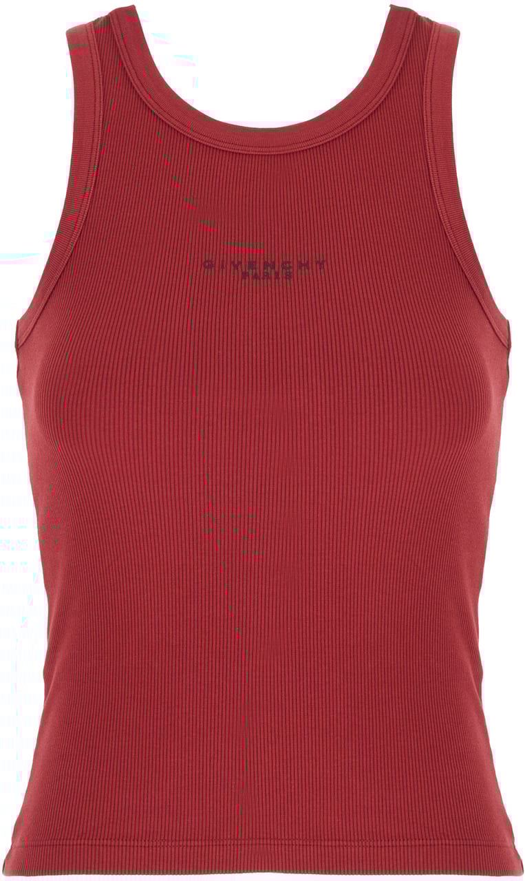 Givenchy Givenchy Red stretch cotton top Rood