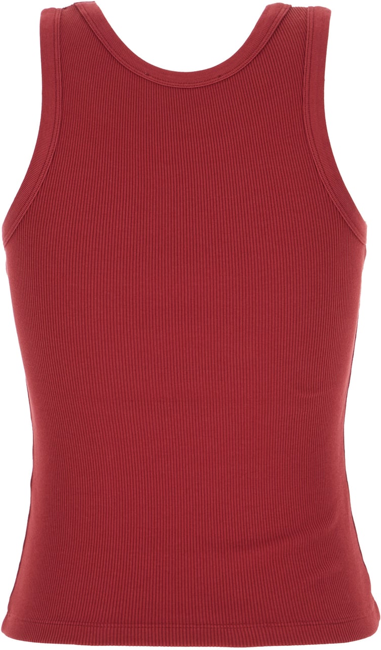 Givenchy Givenchy Red stretch cotton top Rood