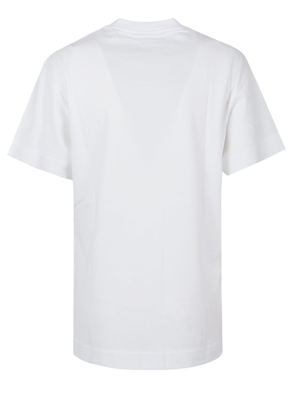 Givenchy White Cotton Leopard Patch T-Shirt Grijs