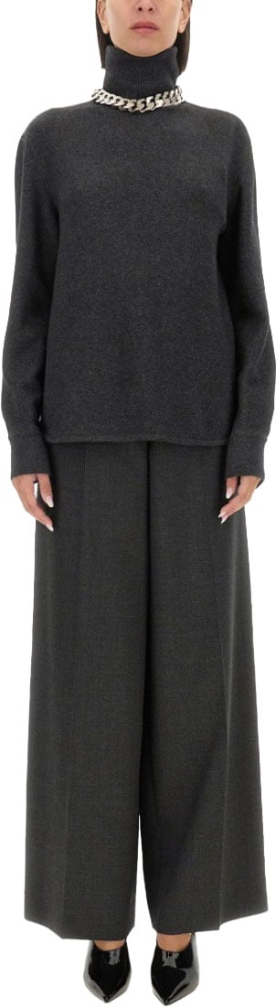 Givenchy Cashmere Pullover With High Neck Grijs