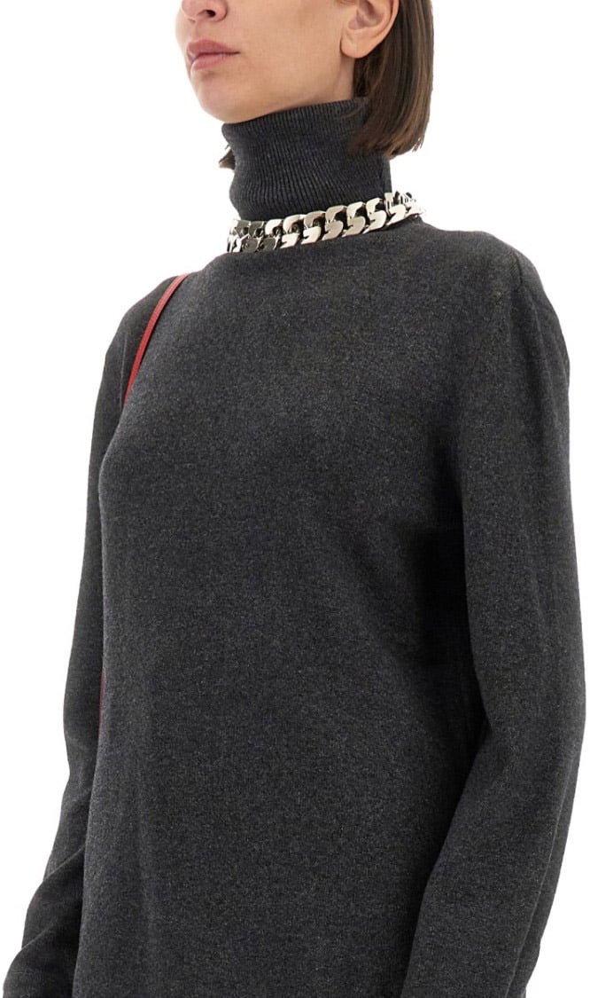 Givenchy Cashmere Pullover With High Neck Grijs