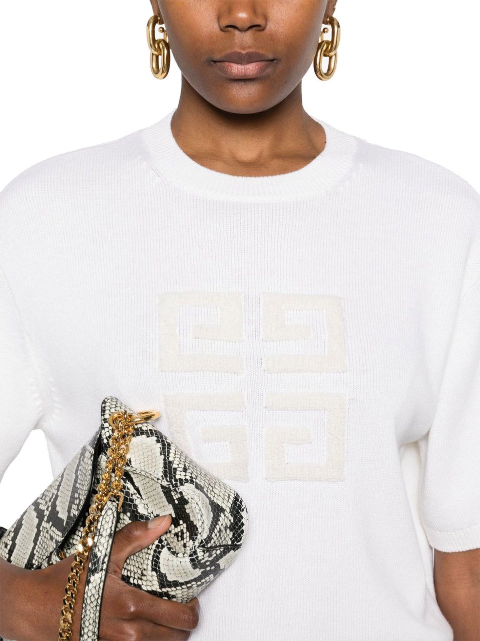 Givenchy Sweaters Blanc Beige Beige