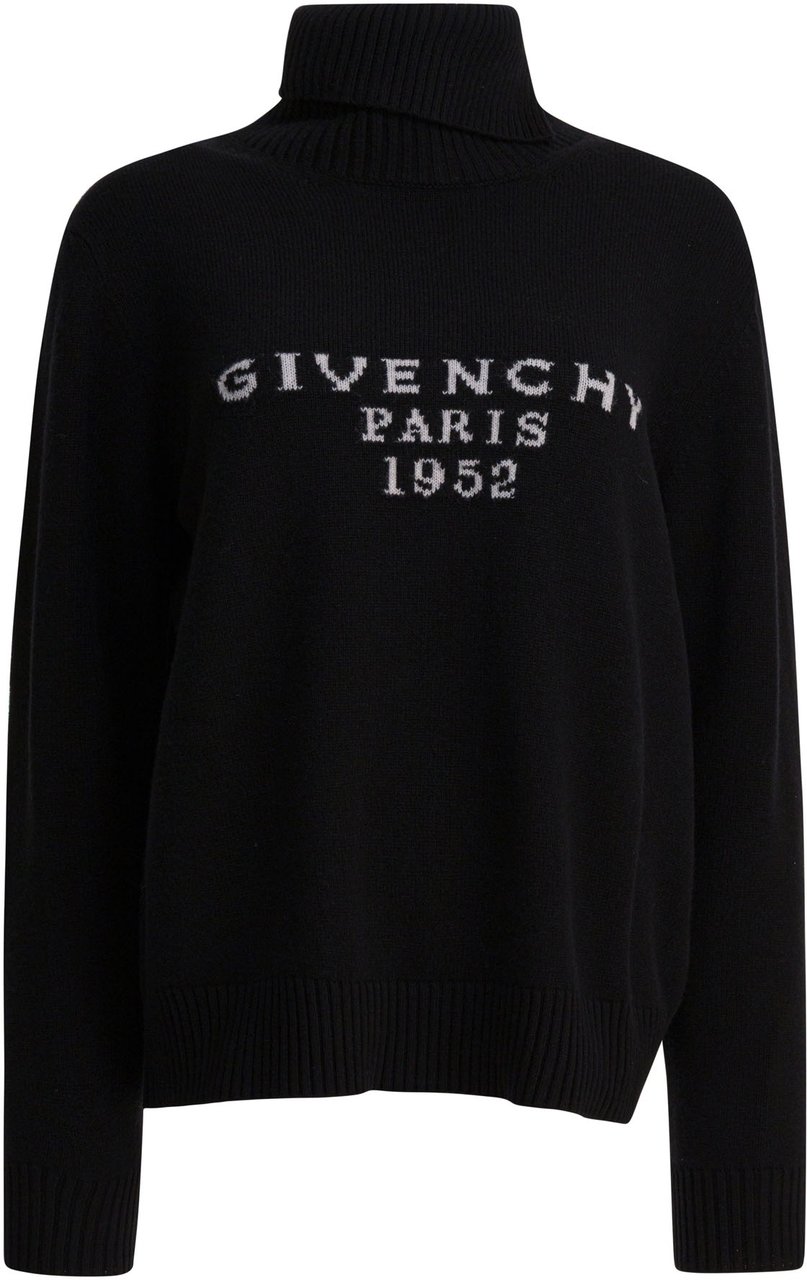 Givenchy Givenchy Paris 1952" turtleneck sweater Zwart