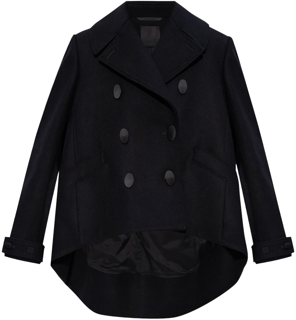 Givenchy Coats Black Zwart