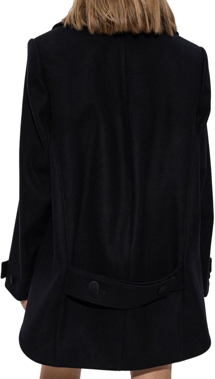 Givenchy Coats Black Zwart