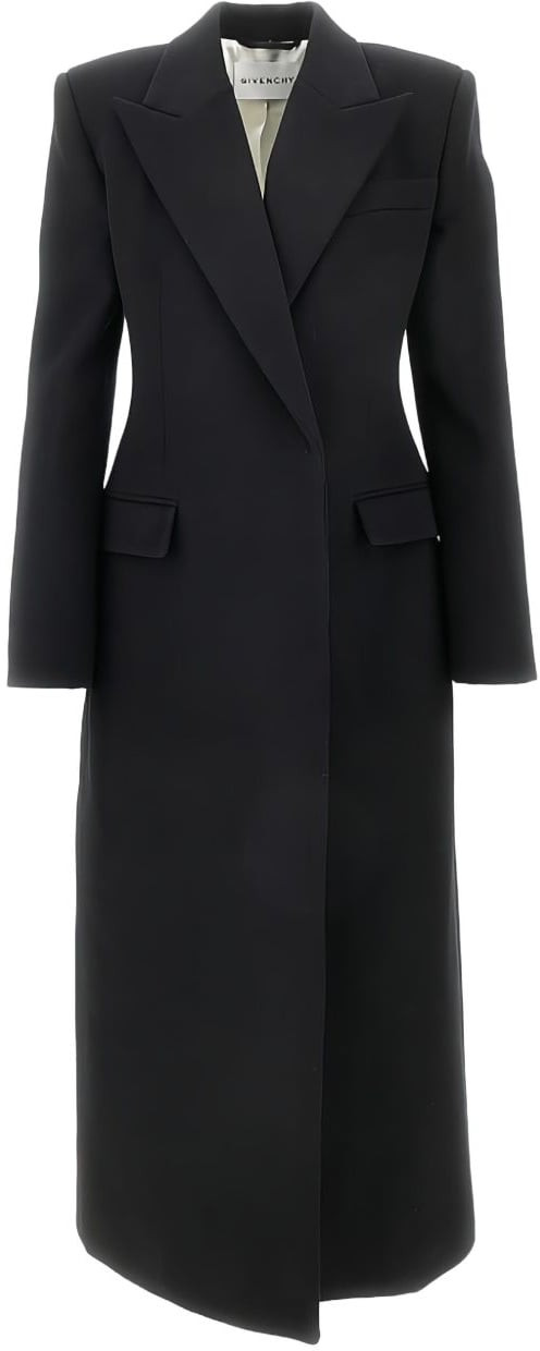 Givenchy Coats Black Zwart