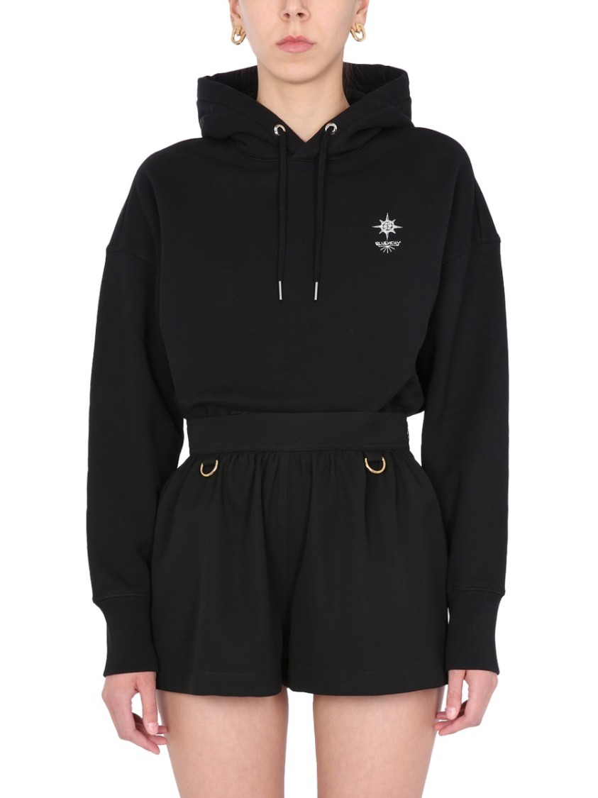 Givenchy Relaxed Fit Hooded Sweatshirt Zwart