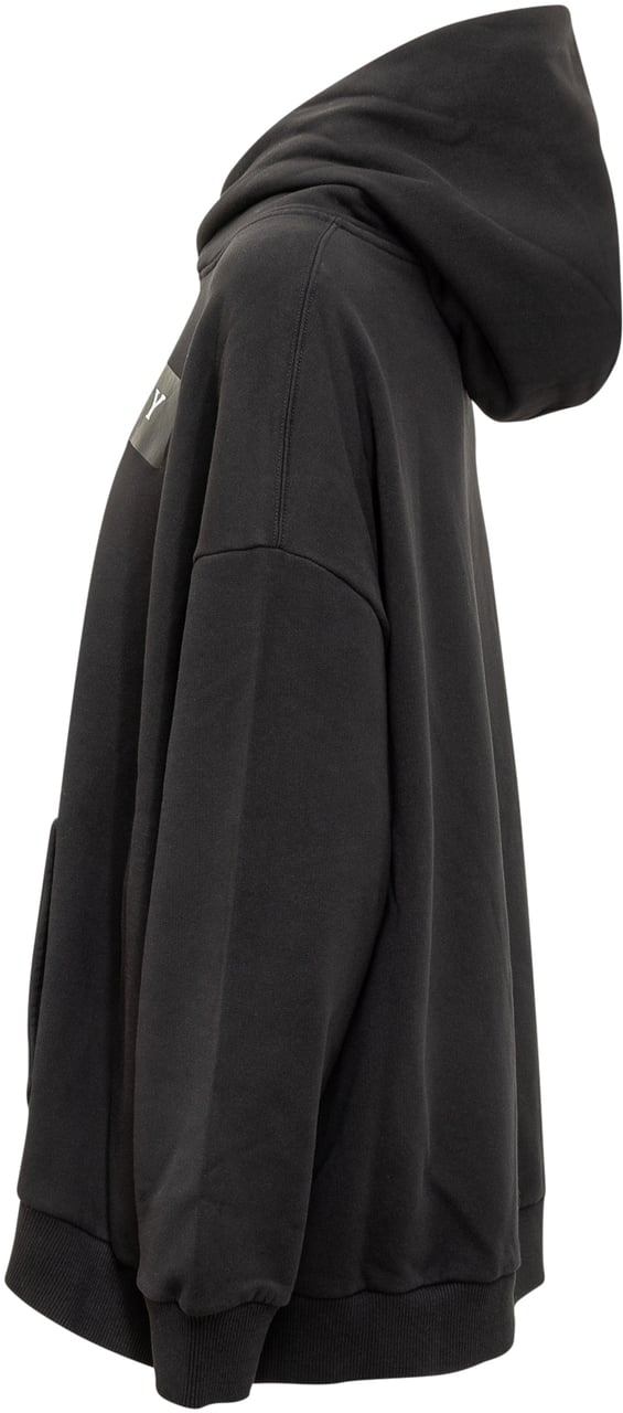 Givenchy Felpa Givenchy Nera con Logo Stampato Zwart