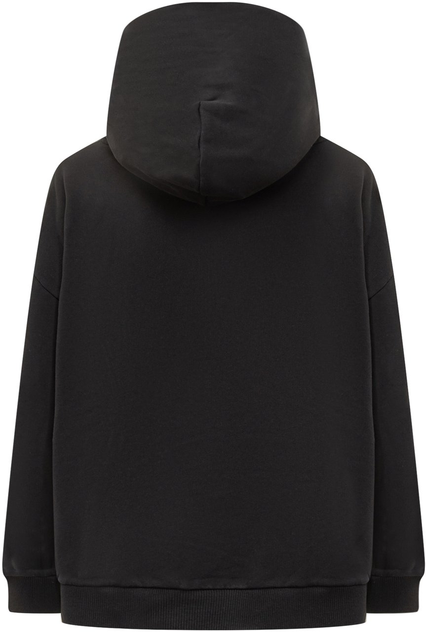 Givenchy Felpa Givenchy Nera con Logo Stampato Zwart