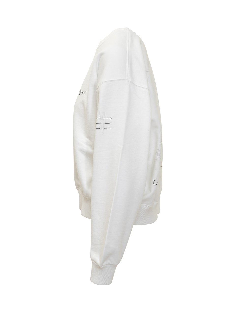 Givenchy Felpa bianca Givenchy con logo Wit